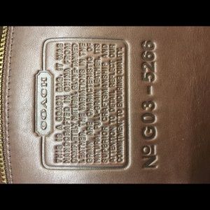 Vintage Leather Coach Breifcase from 2007